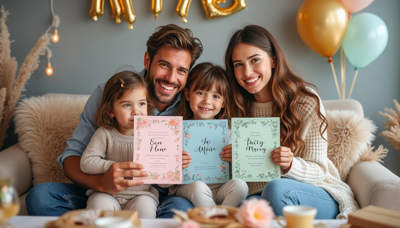 découvrez notre service d'impression de faire-parts, où créativité et qualité se rencontrent. personnalisez vos invitations pour chaque événement spécial et faites impressionner vos invités avec des designs uniques et élégants.