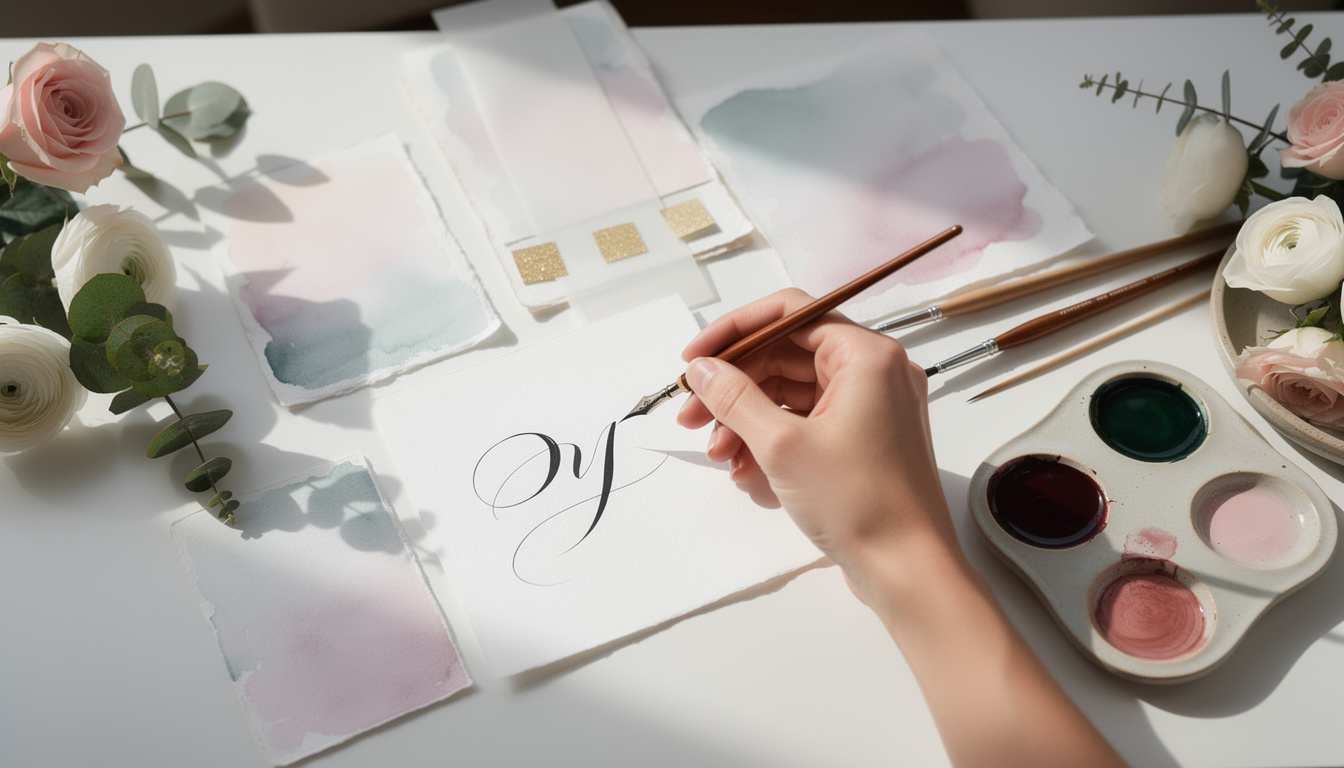 découvrez les techniques et inspirations de la calligraphie moderne pour créer des faire-part élégants et personnalisés, alliant créativité et art du trait.