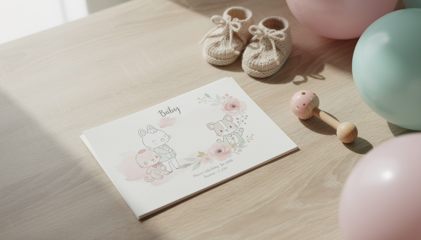 découvrez nos modèles tendance 2026 de cartes d'invitation pour baby shower, avec des textes créatifs et personnalisables pour célébrer ce moment unique.
