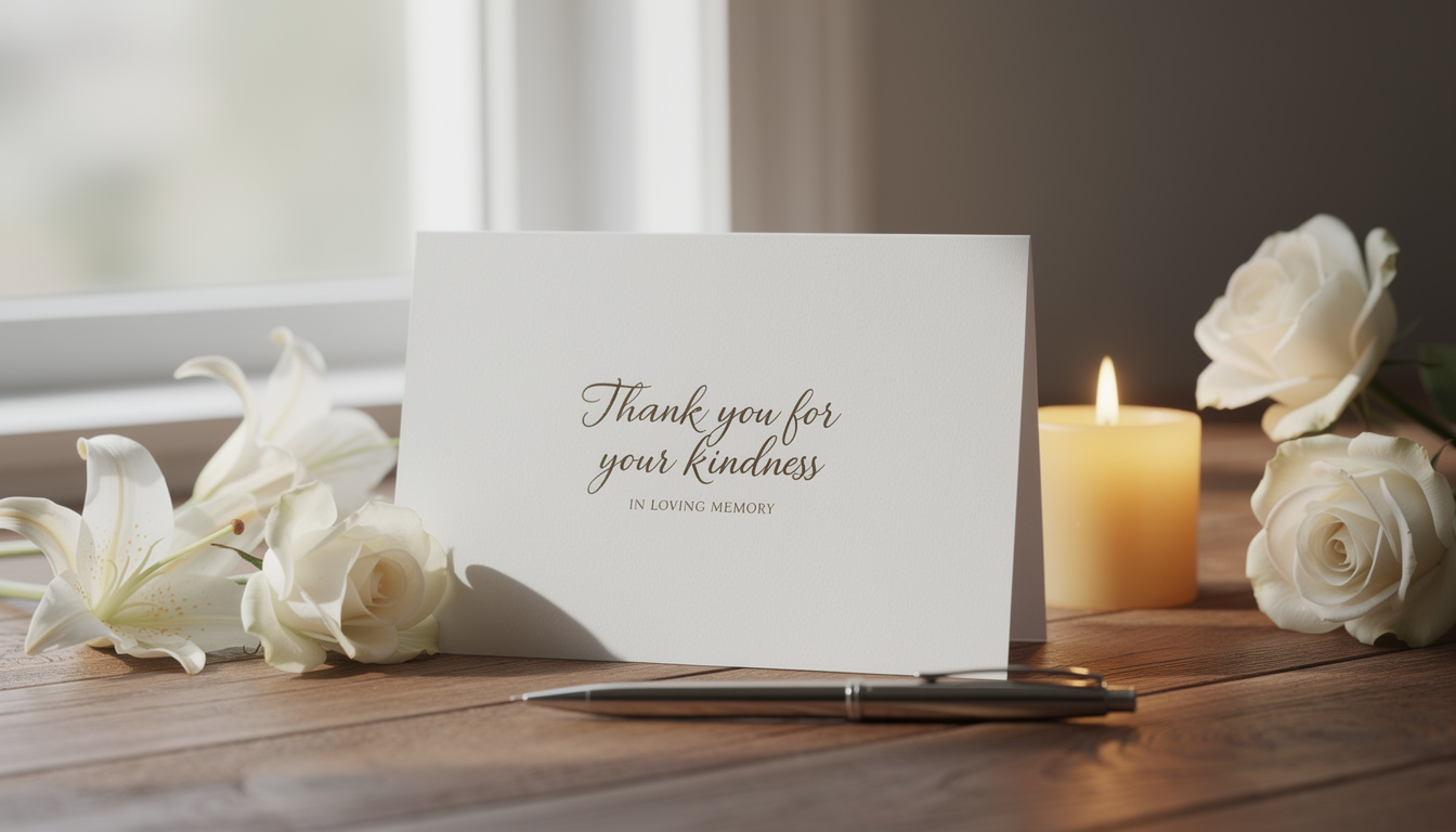 découvrez des textes et exemples pour créer une carte de remerciement décès, afin d'exprimer votre gratitude avec délicatesse et émotion.