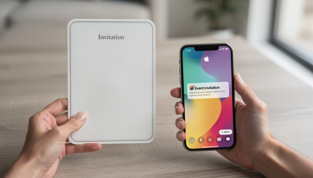 découvrez les avantages et inconvénients d'annoncer vos événements via faire-part papier ou sur les réseaux sociaux. quelle est la meilleure option pour vous ?