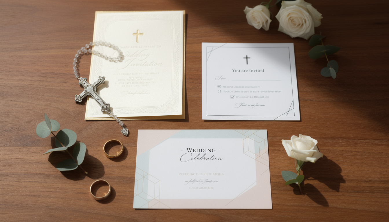 découvrez des exemples de textes pour faire-part de mariage religieux adaptés aux cérémonies catholiques, protestantes et laïques. inspirez-vous pour rédiger un faire-part élégant et personnalisé.
