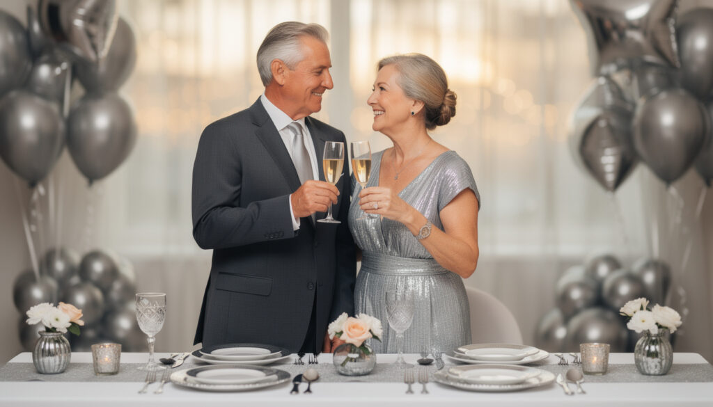 découvrez nos idées de textes d'invitation pour célébrer vos 25 ans de mariage, les noces d'argent, avec élégance et émotion.